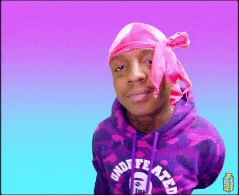 Ski Mask the Slump God waving hello.